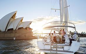 Yacht sailing, Sydney Harbour