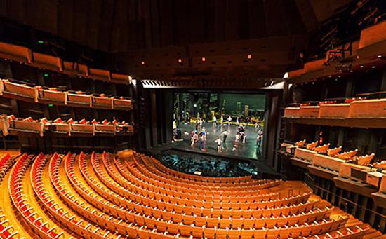 The Australian Ballet during rehearsal at the Sydney Opera House